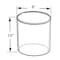 Azar Displays 8"W x 10"H Clear Acrylic Cylinder 556810 - alternate 3